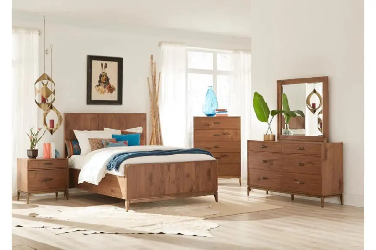 Adler Panel Bed & Dresser & Mirror & Nightstand - Image 19