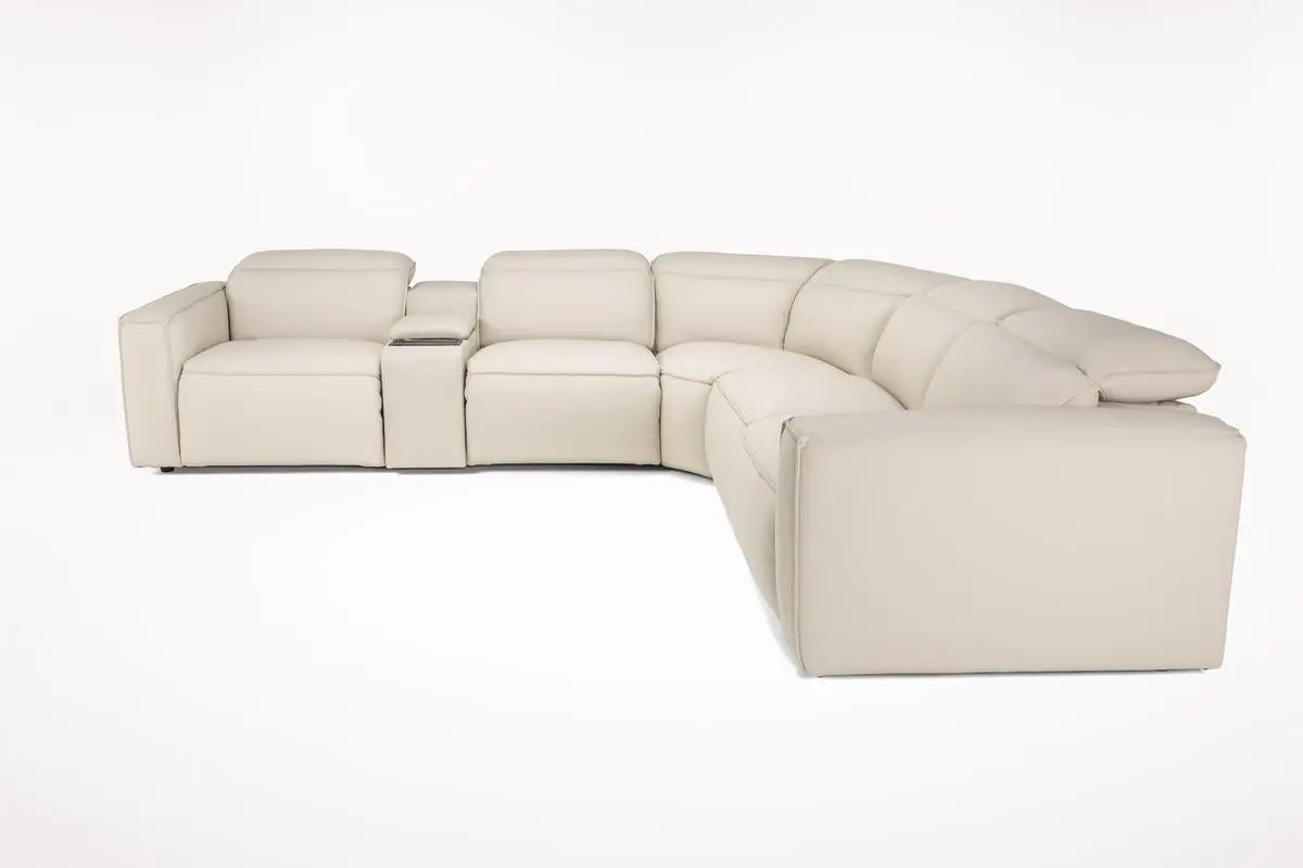 Amara 6 Piece 2 Power Sectional With 2 Power Armless Recliner - Image 12