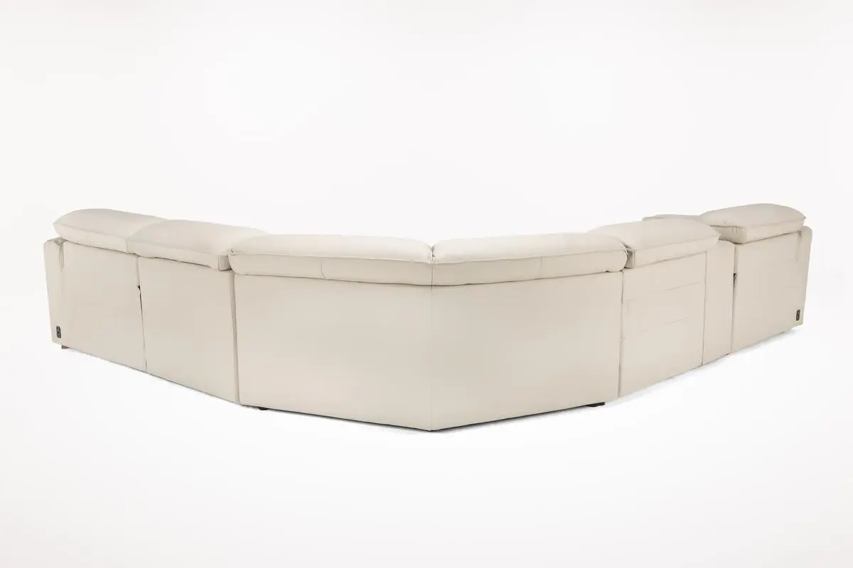 Amara 6 Piece 2 Power Sectional With 2 Power Armless Recliner - Image 13