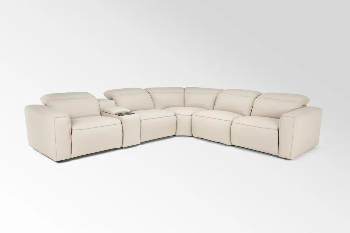 Amara 6 Piece 2 Power Sectional With 2 Power Armless Recliner - Image 20