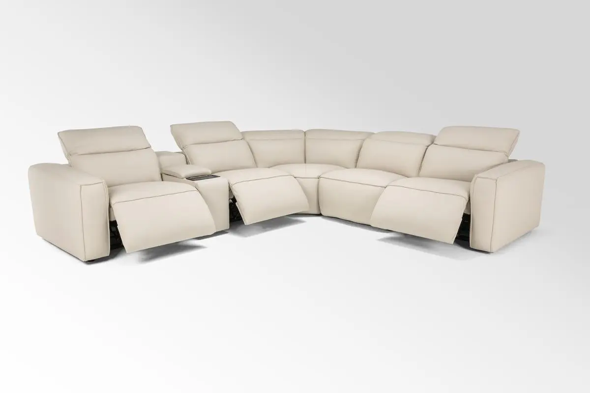 Amara 6 Piece 2 Power Sectional With 2 Power Armless Recliner - Image 21