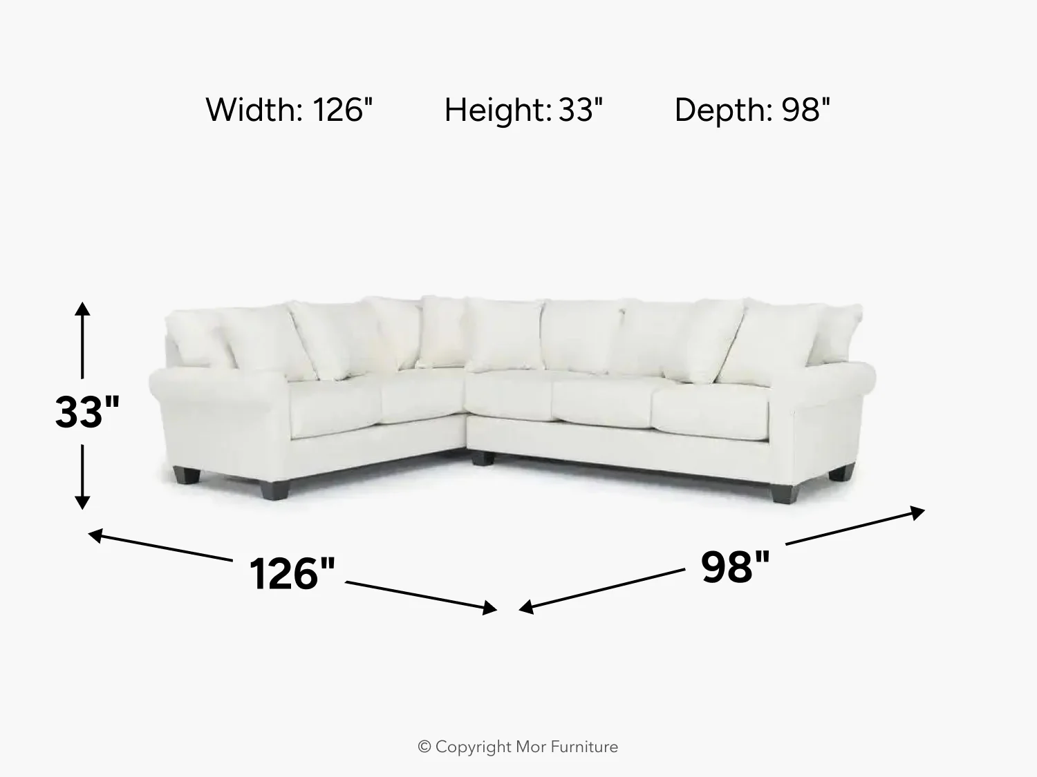 Amelia Crypton Performance Tux Sofa Sectional - Image 17