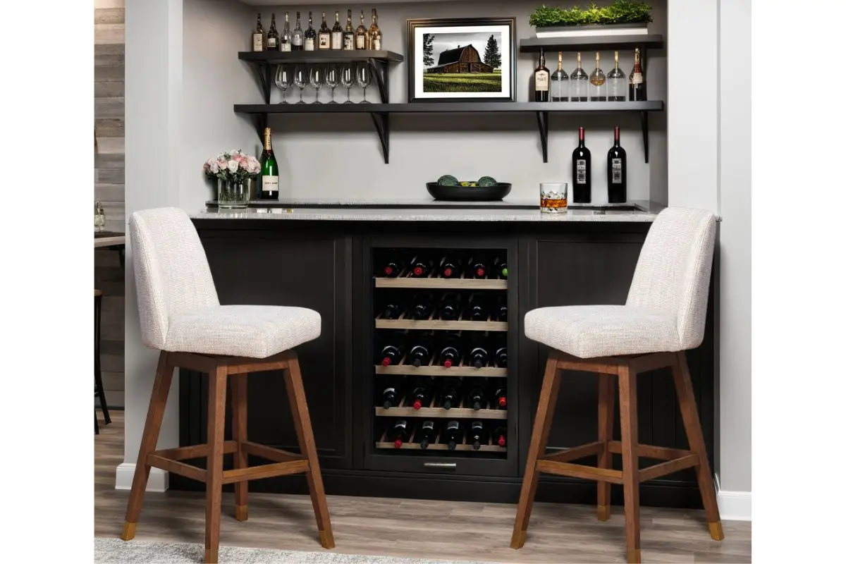 Amelia Swivel Bar Height Stool - Image 6