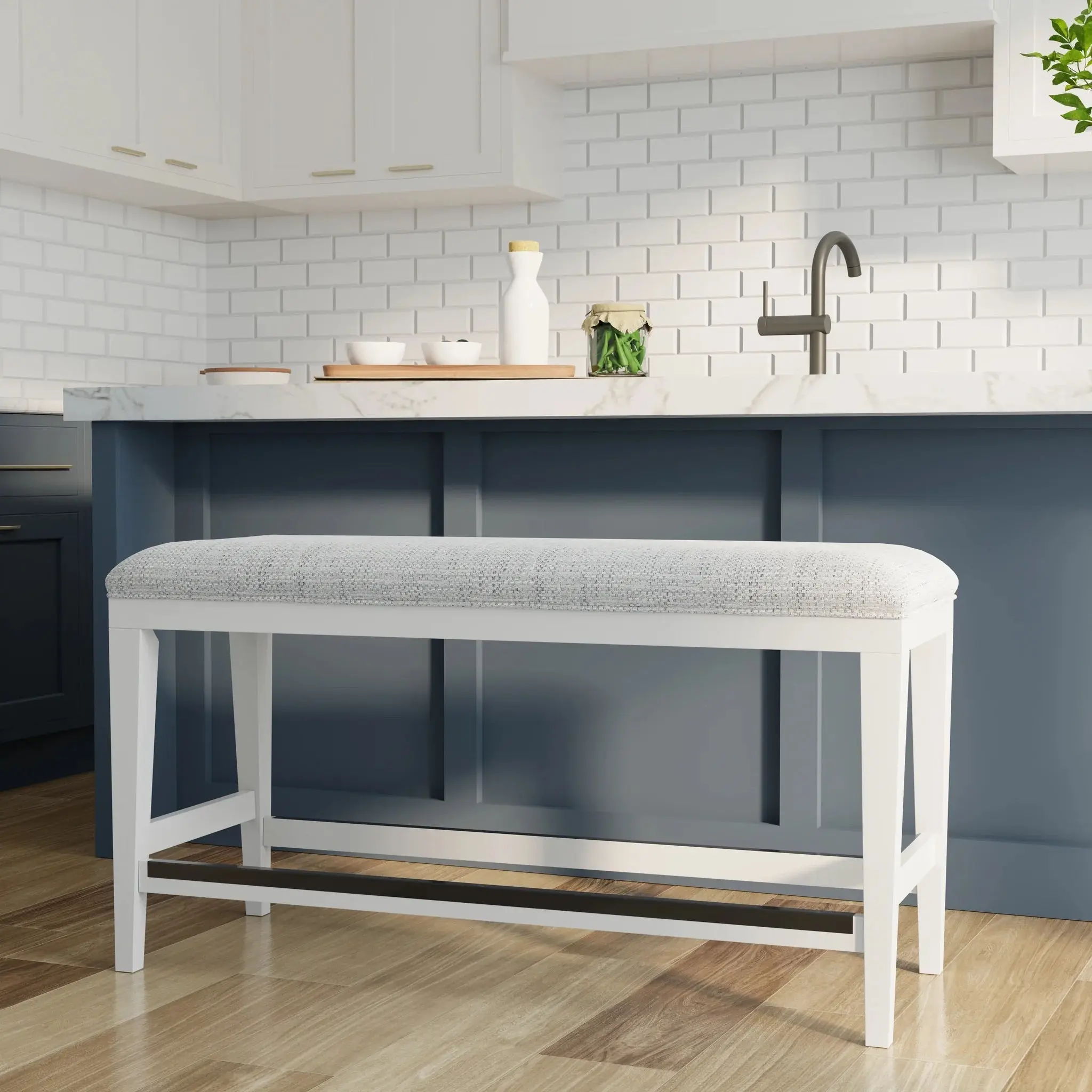 Americana Counter Height Dining Bench - Image 2