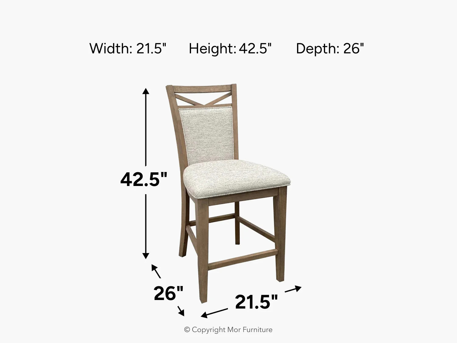Americana Counter Height Side Chair - Image 7