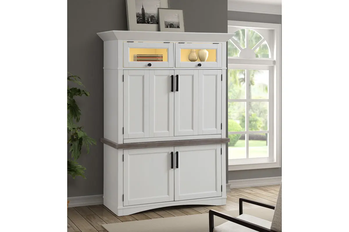 Americana Office Desk & Hutch - Image 3