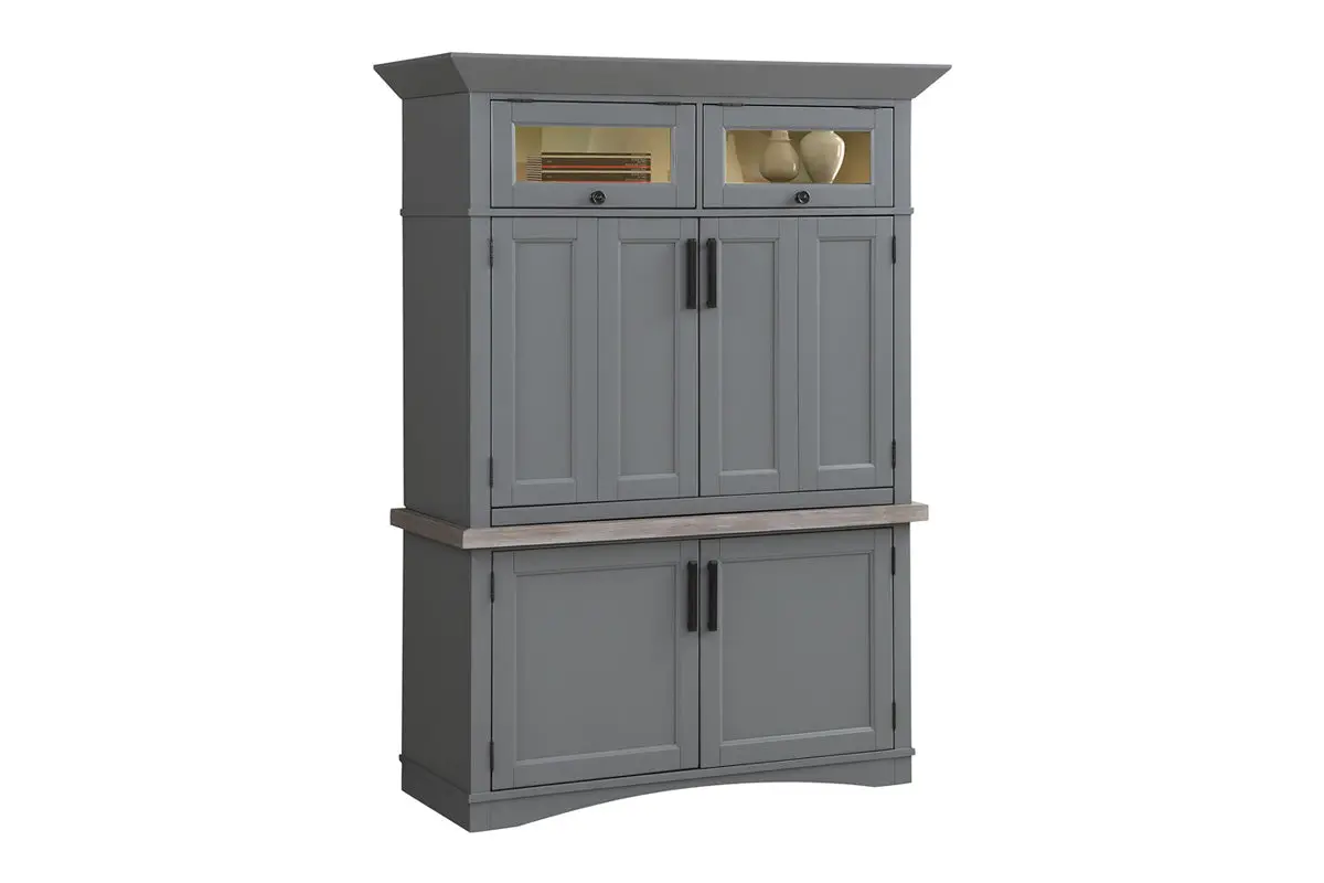 Americana Office Desk & Hutch - Image 5