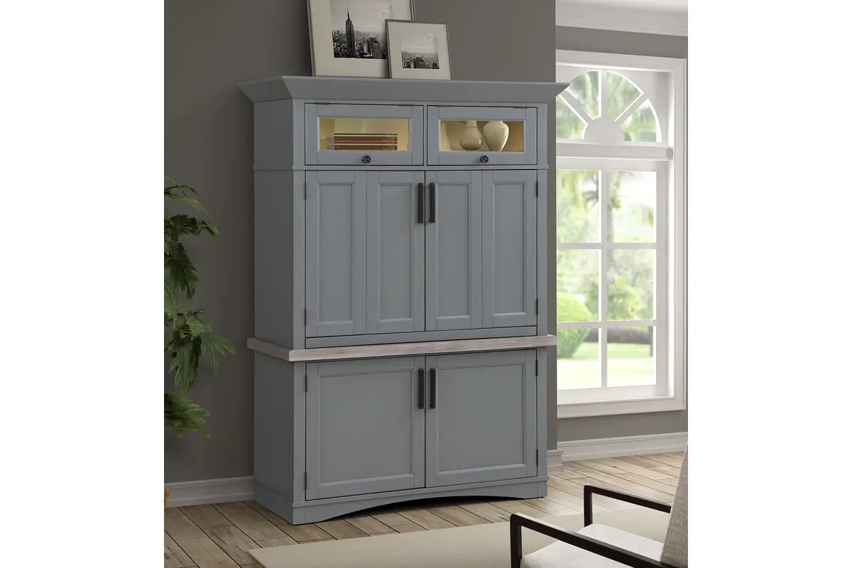 Americana Office Desk & Hutch - Image 6