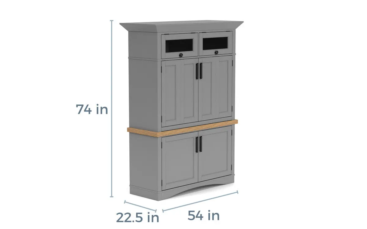 Americana Office Desk & Hutch - Image 7