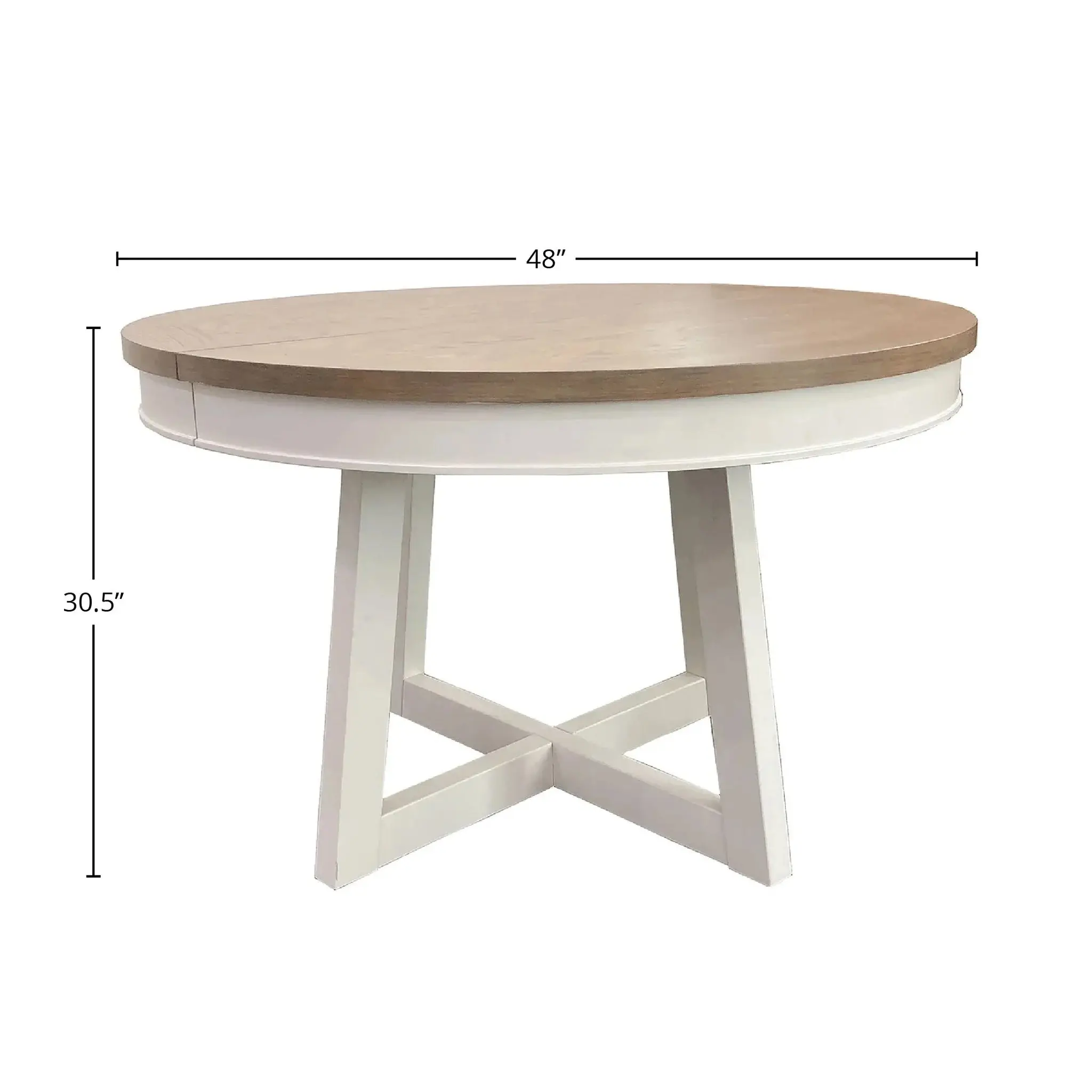 Americana Round Dining Table & 4 Chairs - Image 5