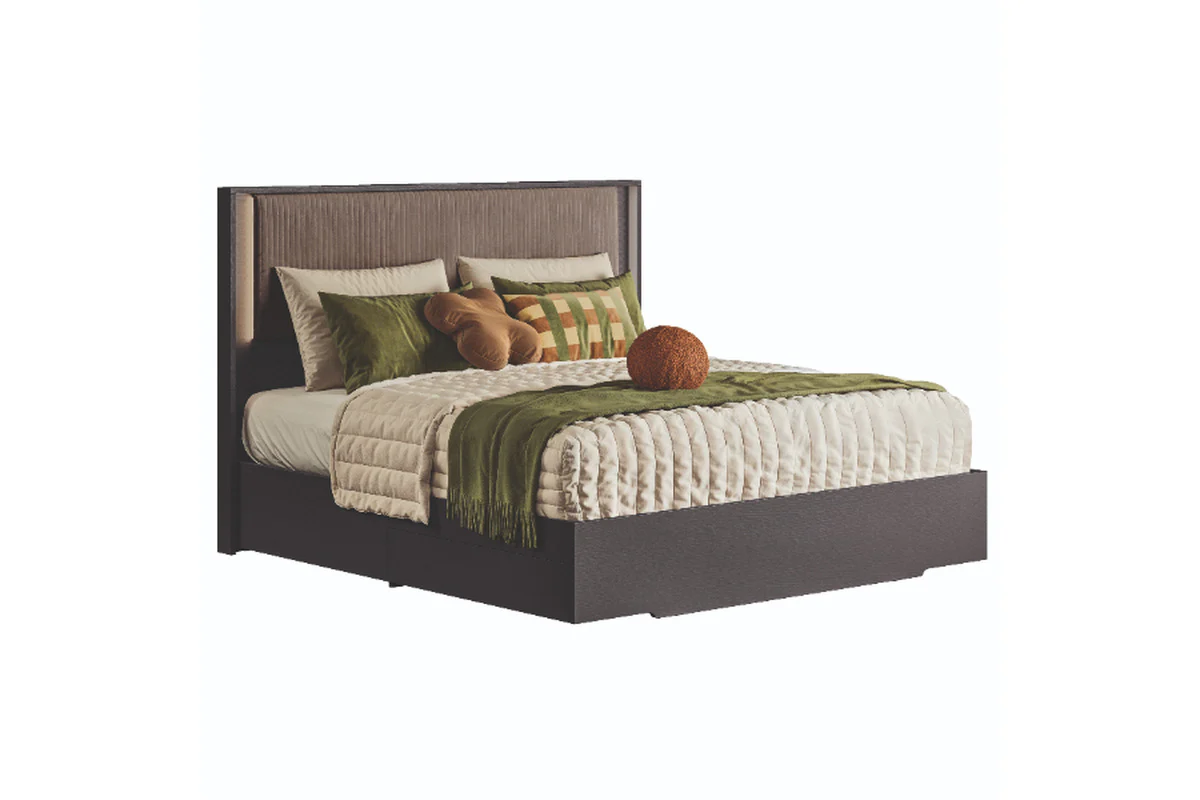 Amy Upholstered Bed With Storage & Dresser & Mirror & Nightstand - Image 2