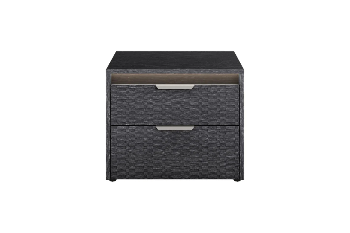 Amy Upholstered Panel Bed & Dresser & Mirror & Nightstand - Image 9