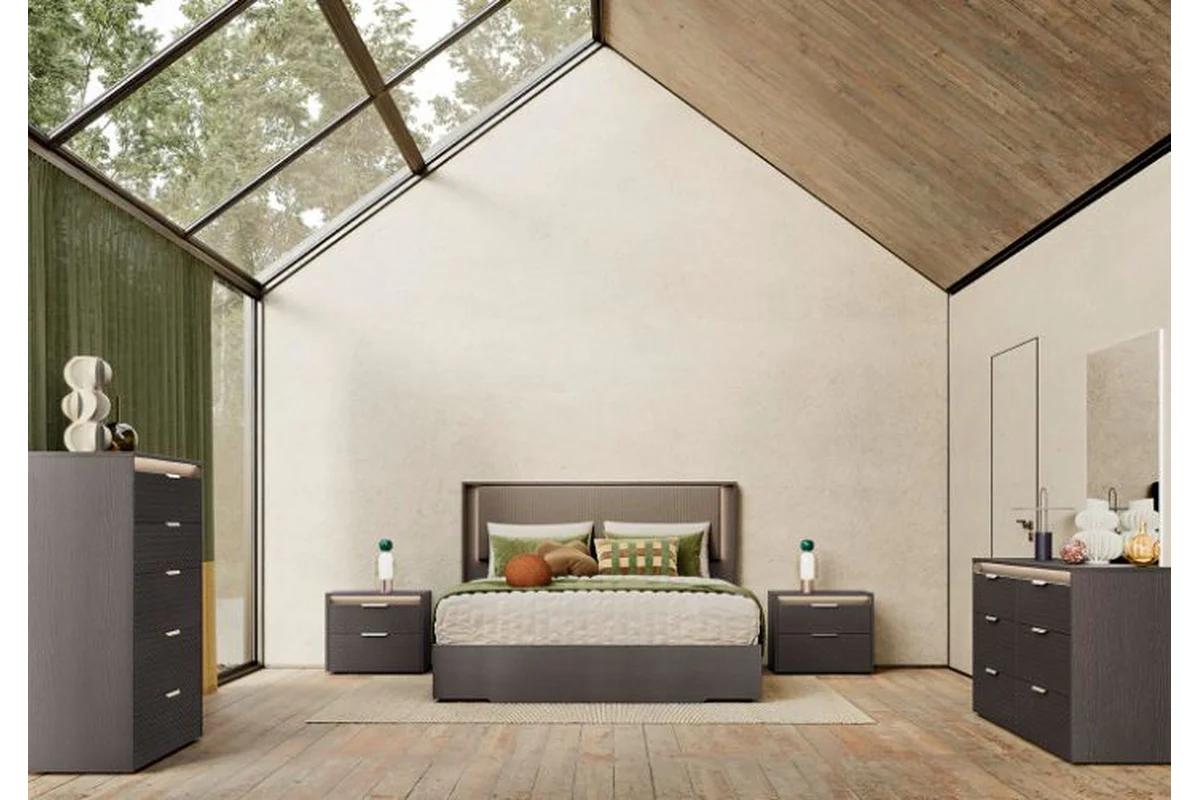 Amy Upholstered Panel Bed With Storage - Image 18