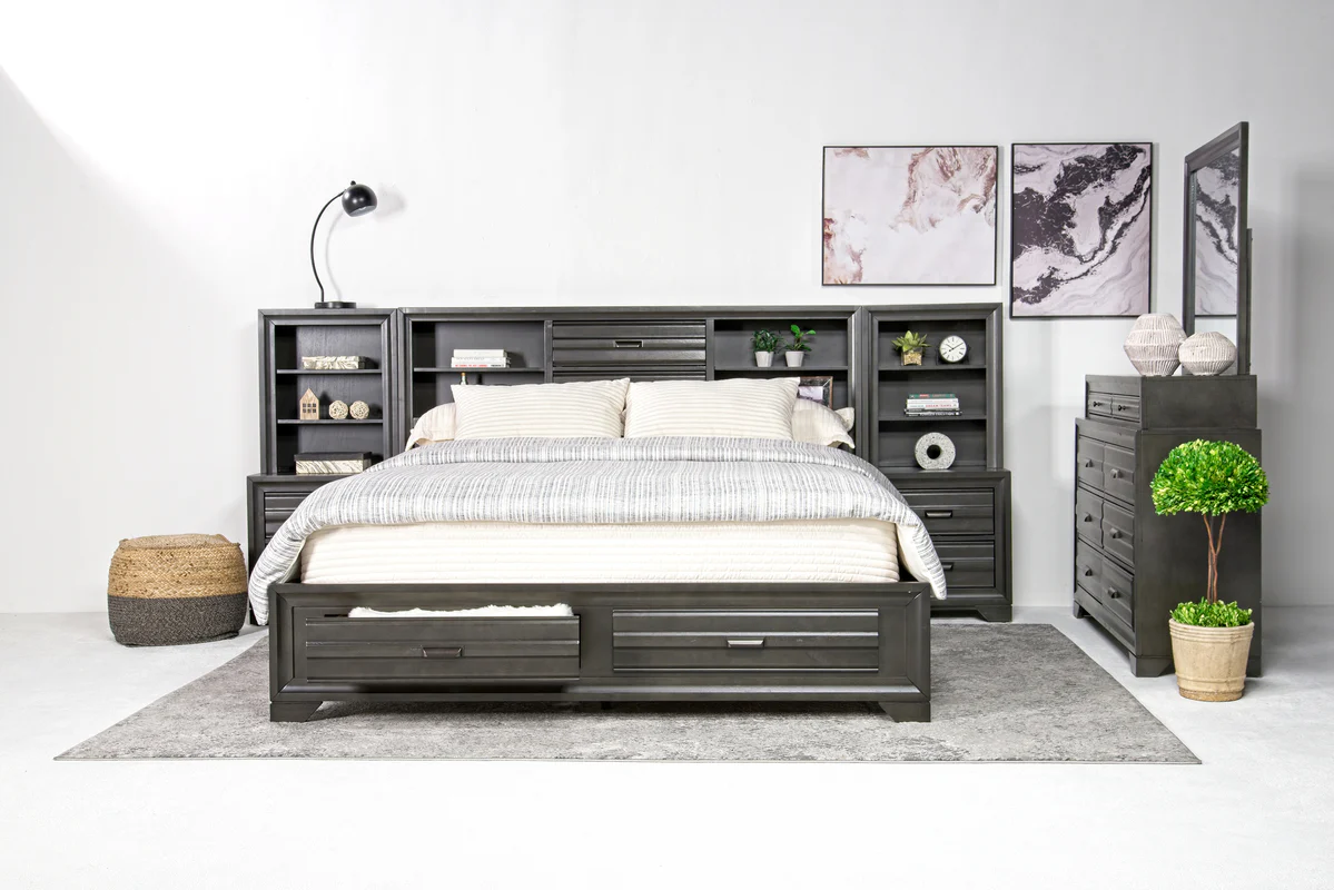 Andes Wall Bed & Dresser & Mirror & Nightstand - Image 8