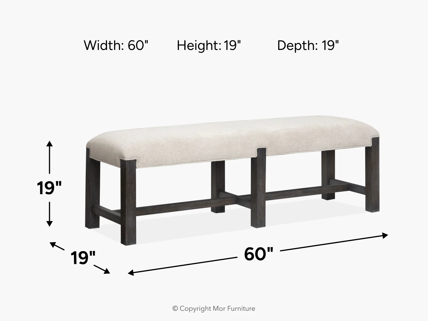 Aspen Valley Dining Bench - Image 10