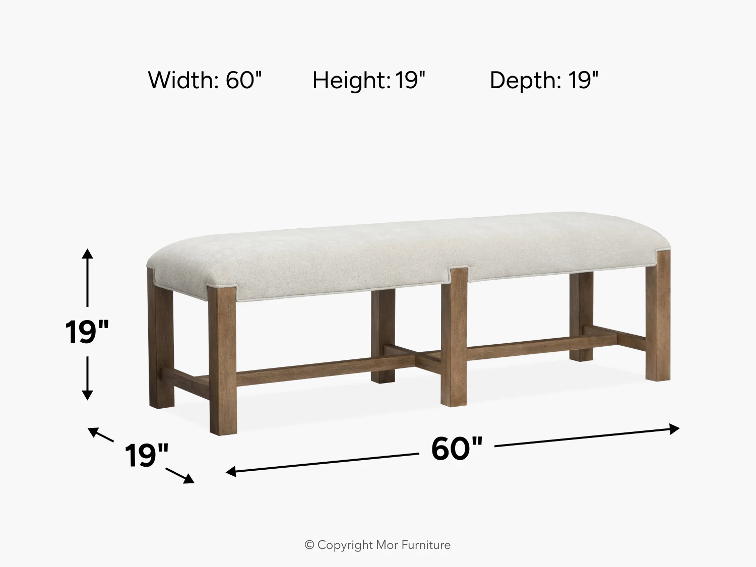 Aspen Valley Dining Bench - Image 5