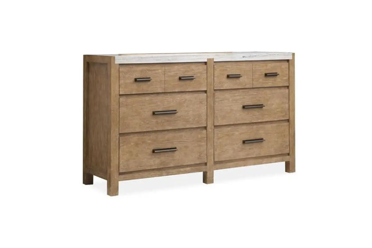 Aspen Valley Panel Bed & Dresser & Mirror & Nightstand - Image 13