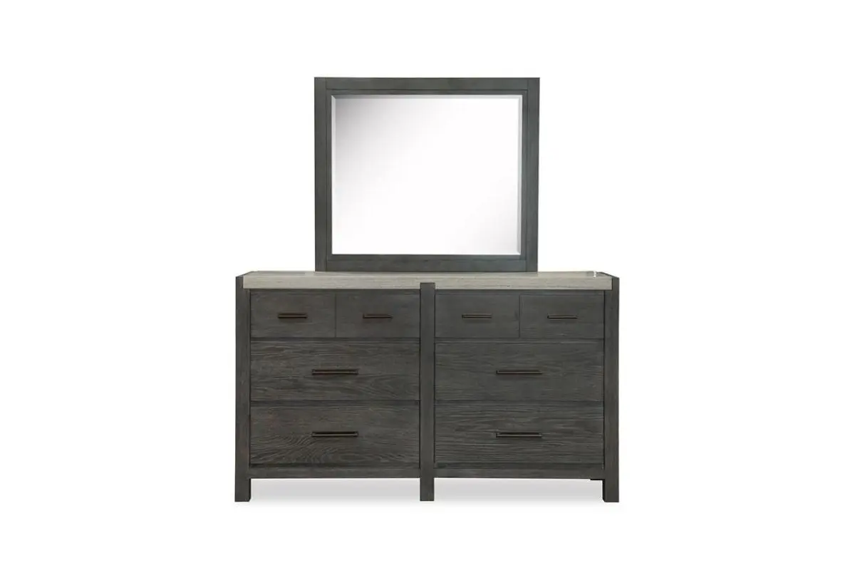 Aspen Valley Panel Bed & Dresser & Mirror & Nightstand - Image 27
