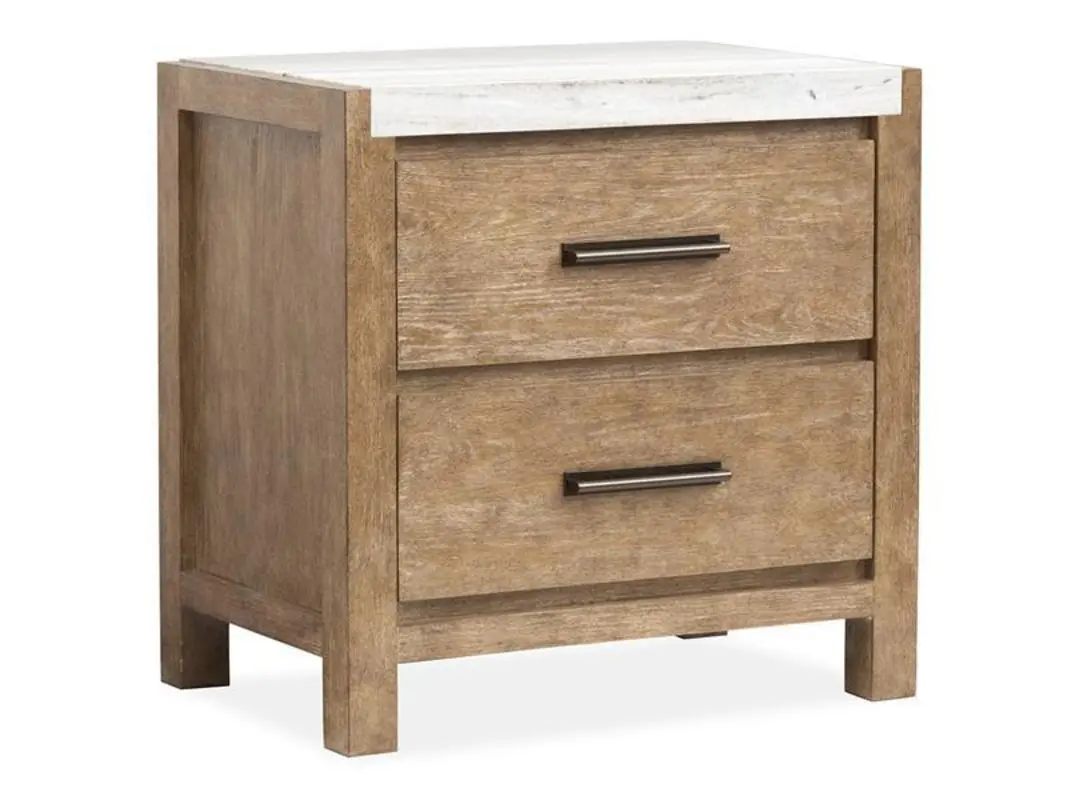 Aspen Valley Panel Bed & Dresser & Mirror & Nightstand - Image 8