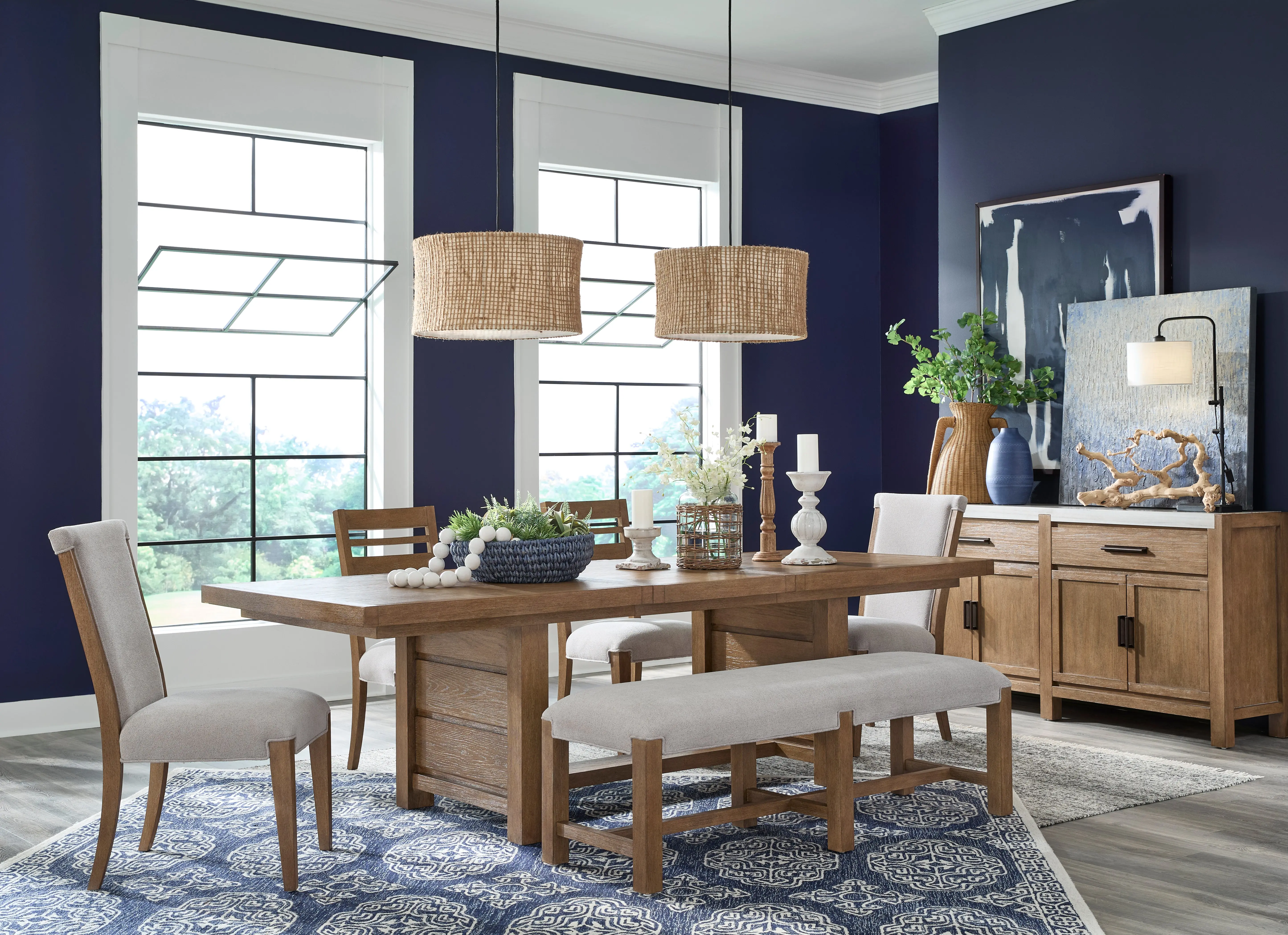 Aspen Valley Trestle Dining Table - Image 9