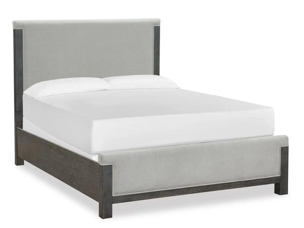 Aspen Valley Upholstered Bed & Dresser & Mirror & Nightstand - Image 26