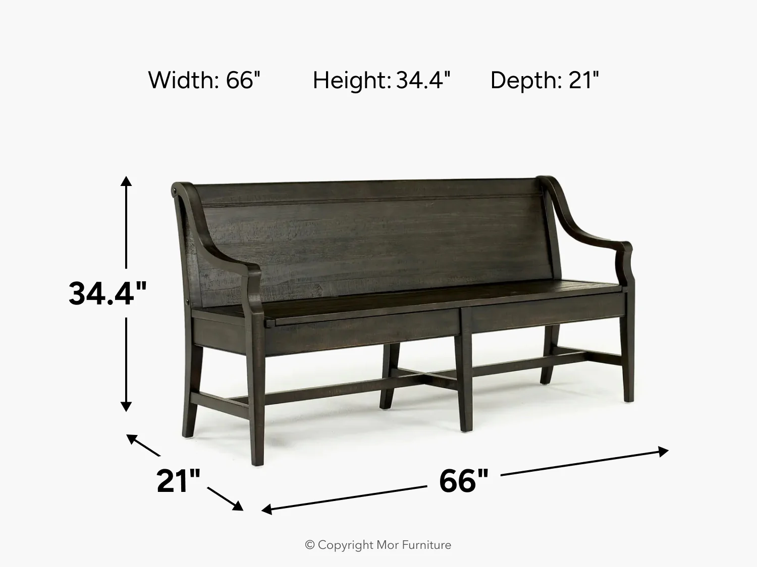 Bay Creek Dining Bench - Image 39
