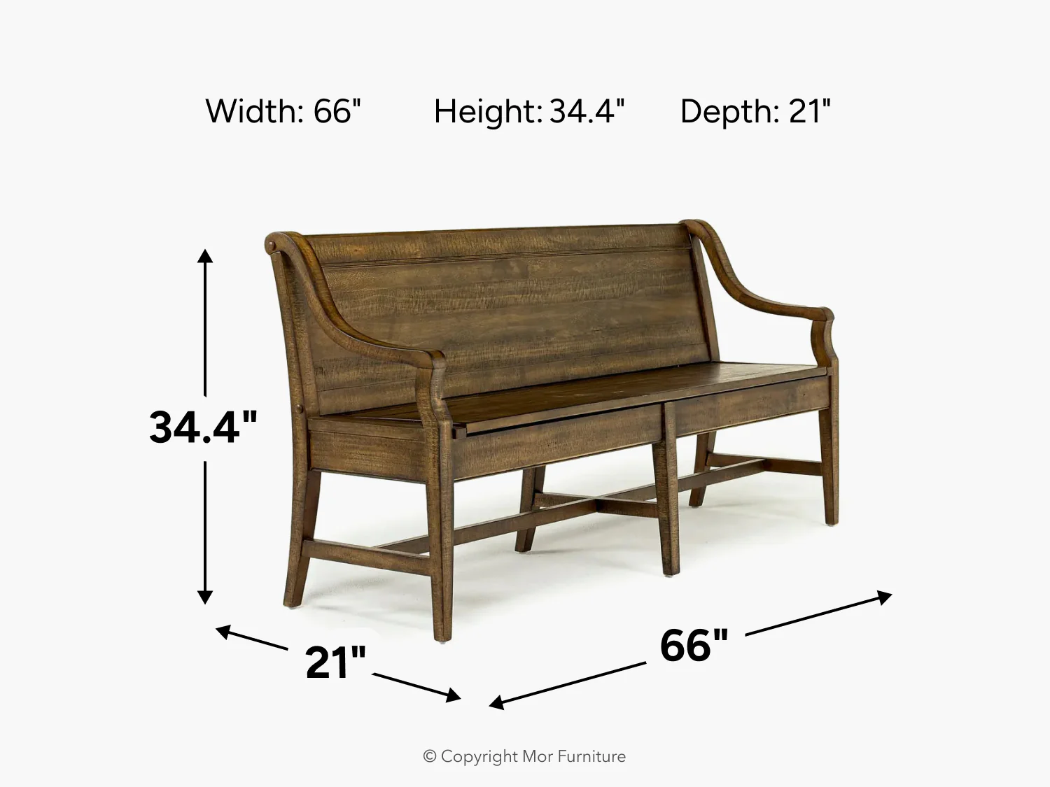 Bay Creek Dining Bench - Image 48