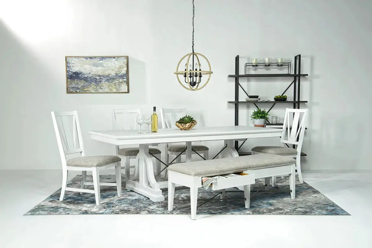 Bay Creek Dining Table & 4 Chairs & Bench - Image 122
