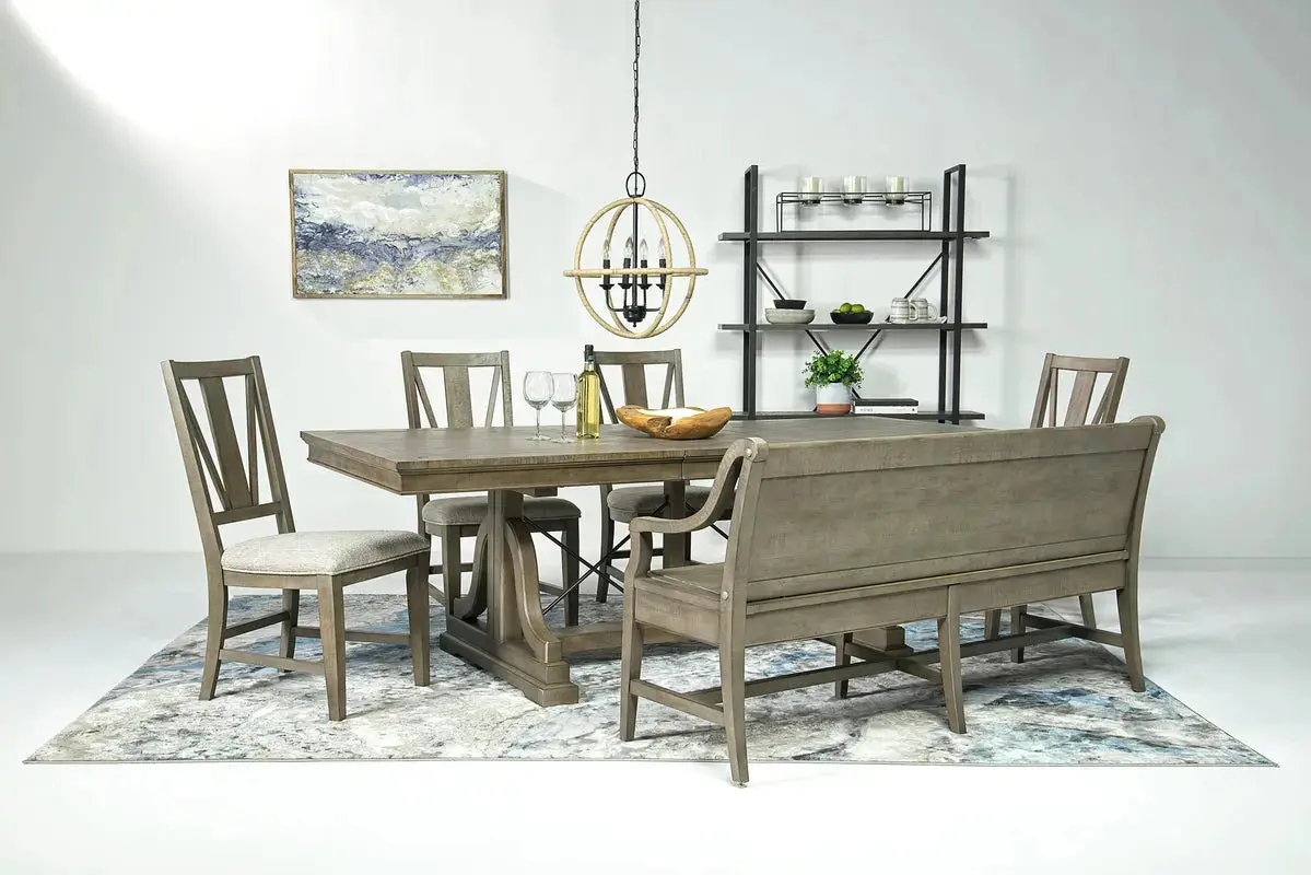 Bay Creek Dining Table & 4 Chairs & Bench - Image 59