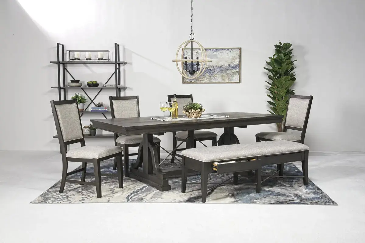 Bay Creek Dining Table & 4 Chairs & Bench - Image 94