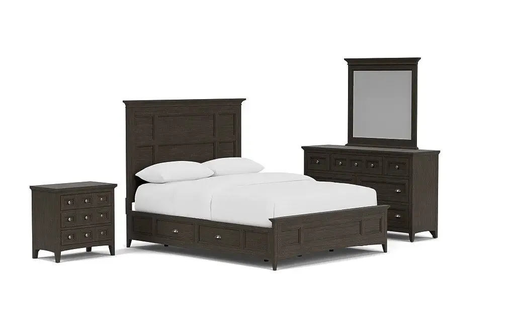 Bay Creek Panel Bed & Dresser & Mirror & Nightstand - Image 9