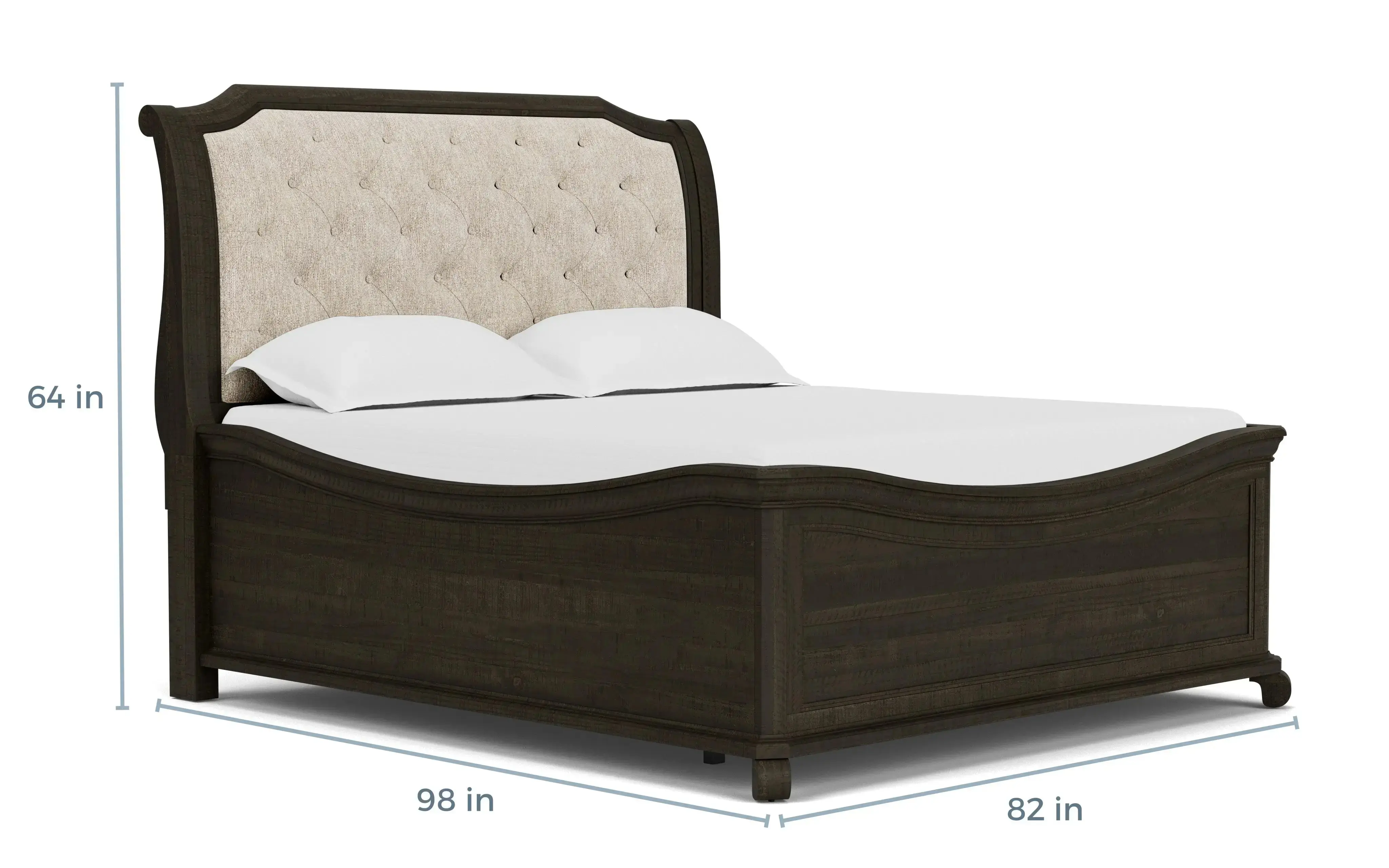 Bellamy Sleigh Bed - Image 50