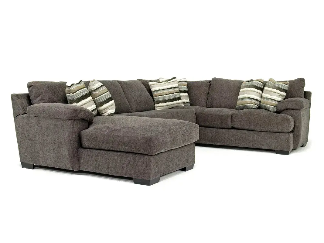 Bermuda Tux Loveseat Chaise Sectional - Image 16