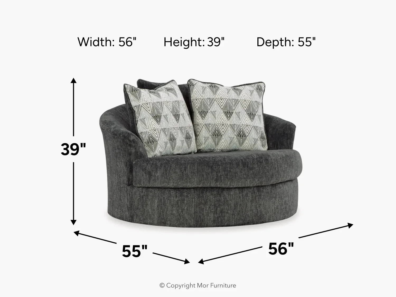 Biddeford Swivel Chair - Image 7