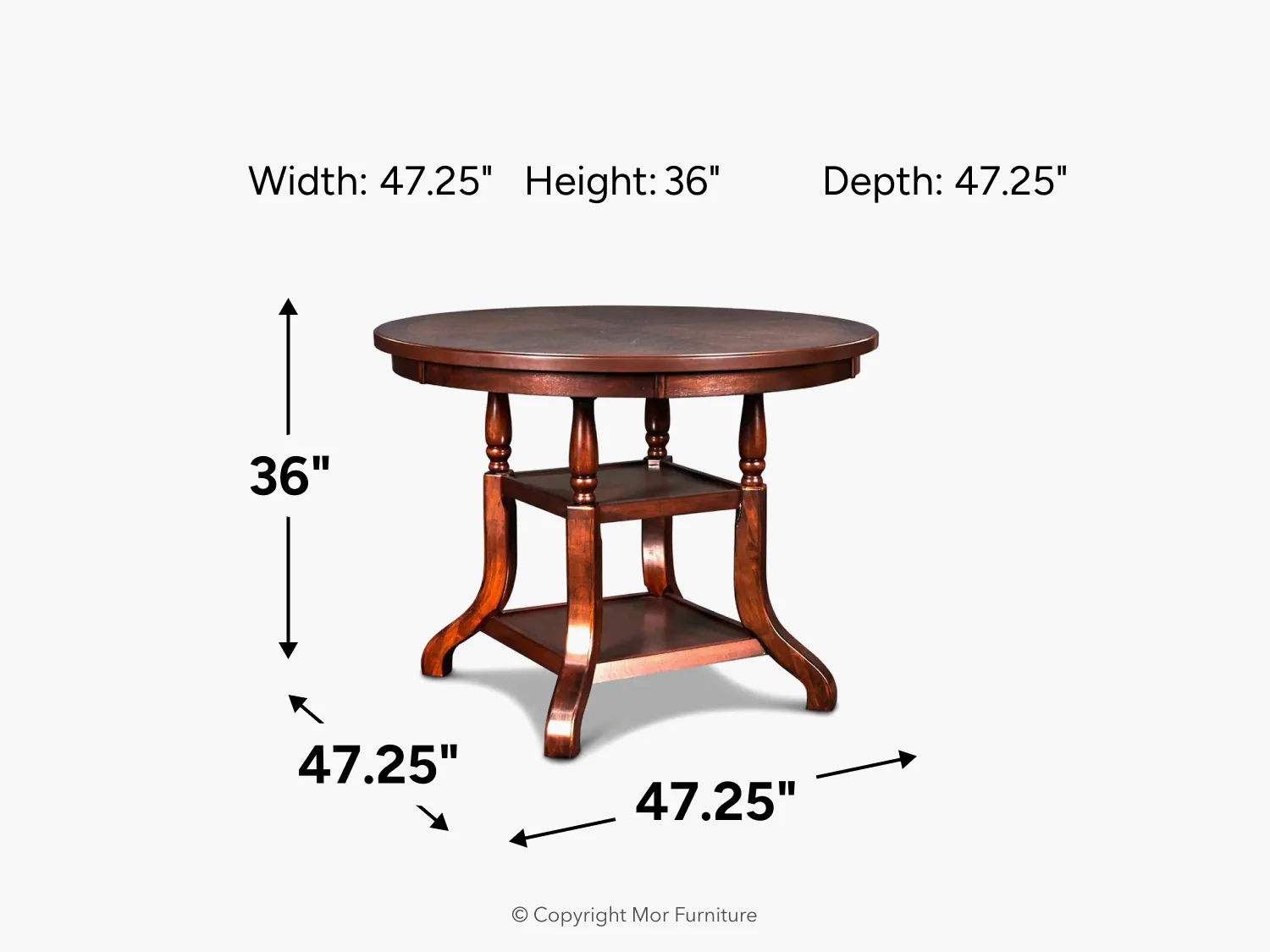 Bixby Round Counter Height Dining Table - Image 3