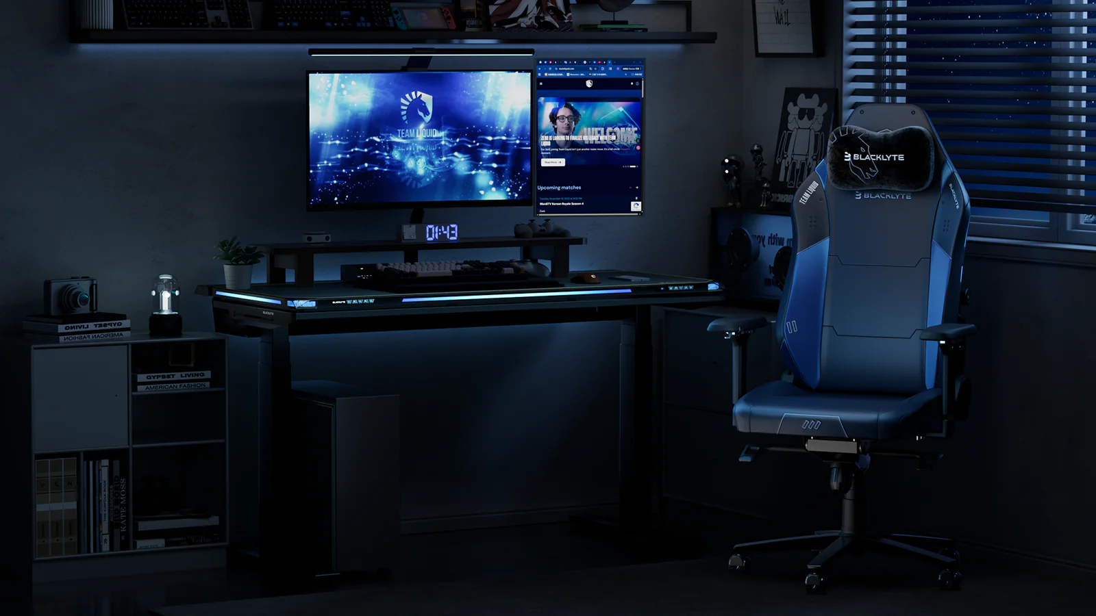Blacklyte Athena Pro Limited Edition Gaming Chair Dropship - Image 38