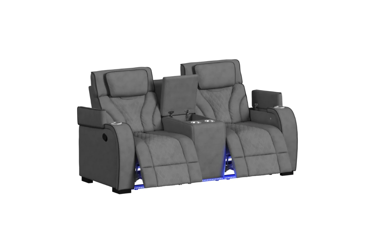 Blitz Reclining Console Loveseat - Image 2