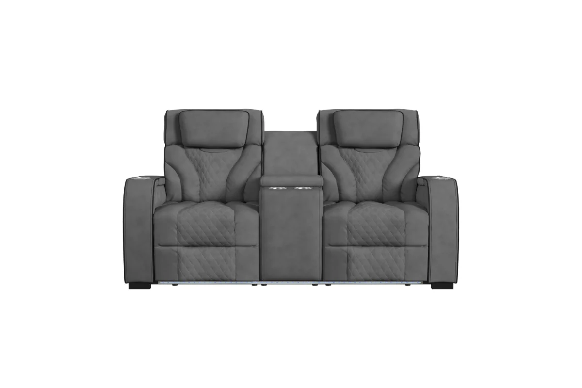 Blitz Reclining Console Loveseat - Image 3