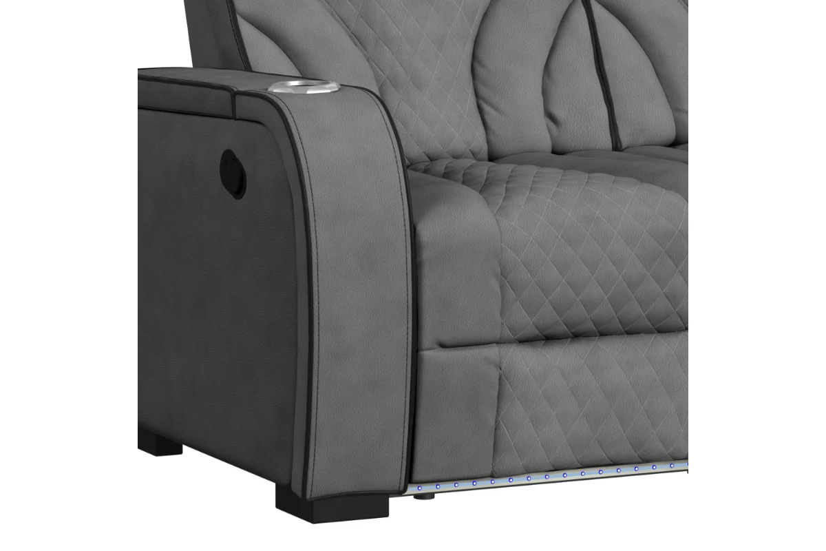Blitz Reclining Console Loveseat - Image 5
