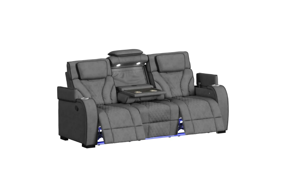 Blitz Reclining Sofa & Console Loveseat - Image 17