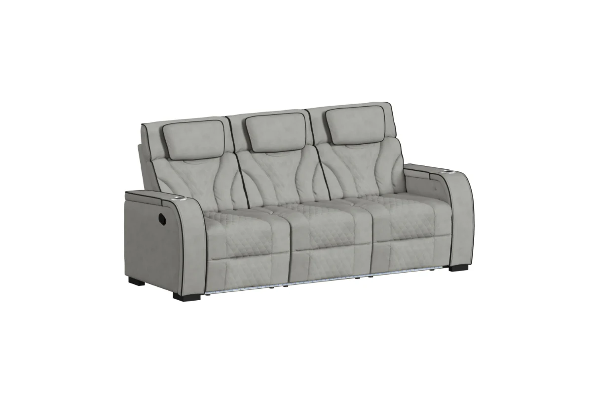 Blitz Reclining Sofa & Console Loveseat - Image 2