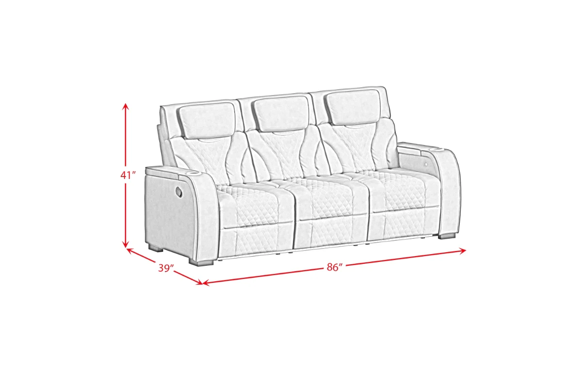 Blitz Reclining Sofa & Console Loveseat - Image 28
