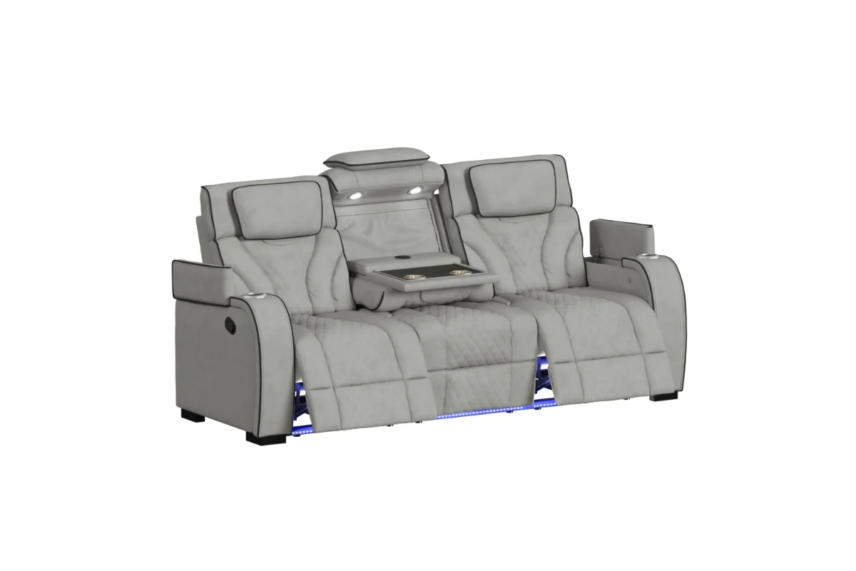 Blitz Reclining Sofa & Console Loveseat - Image 3
