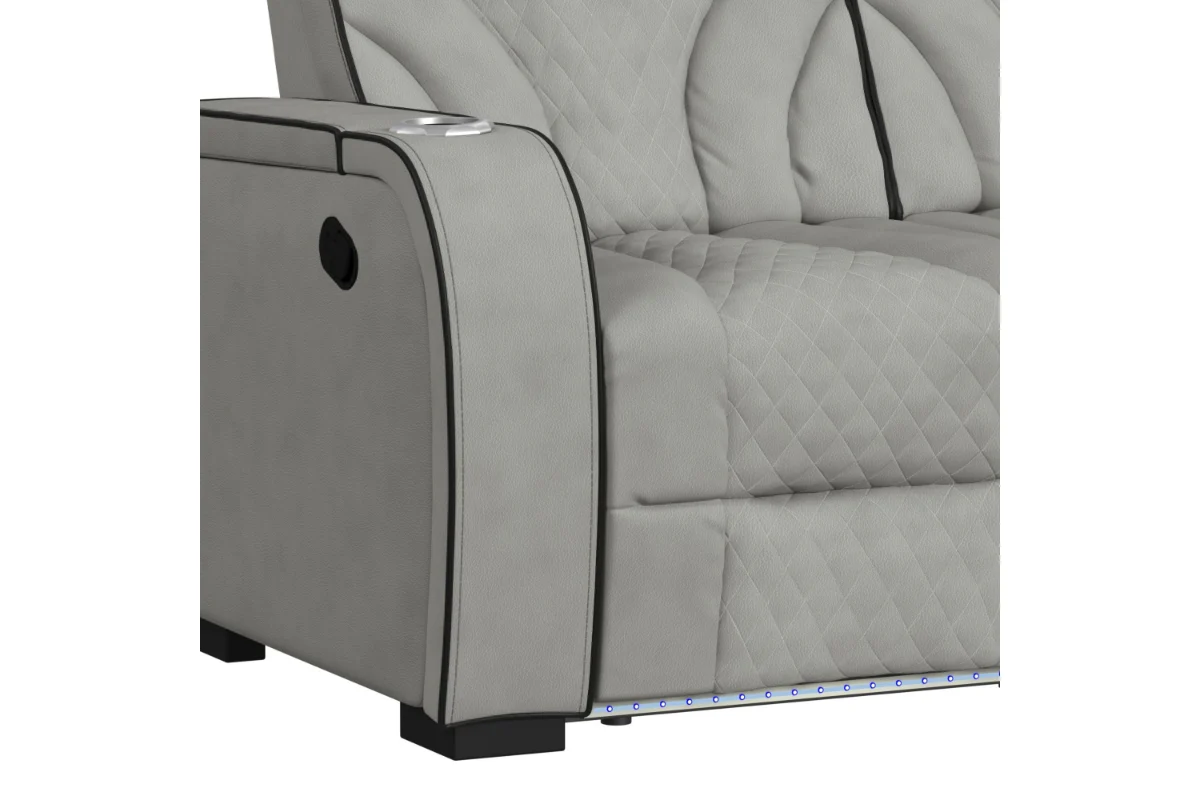 Blitz Reclining Sofa & Console Loveseat - Image 6