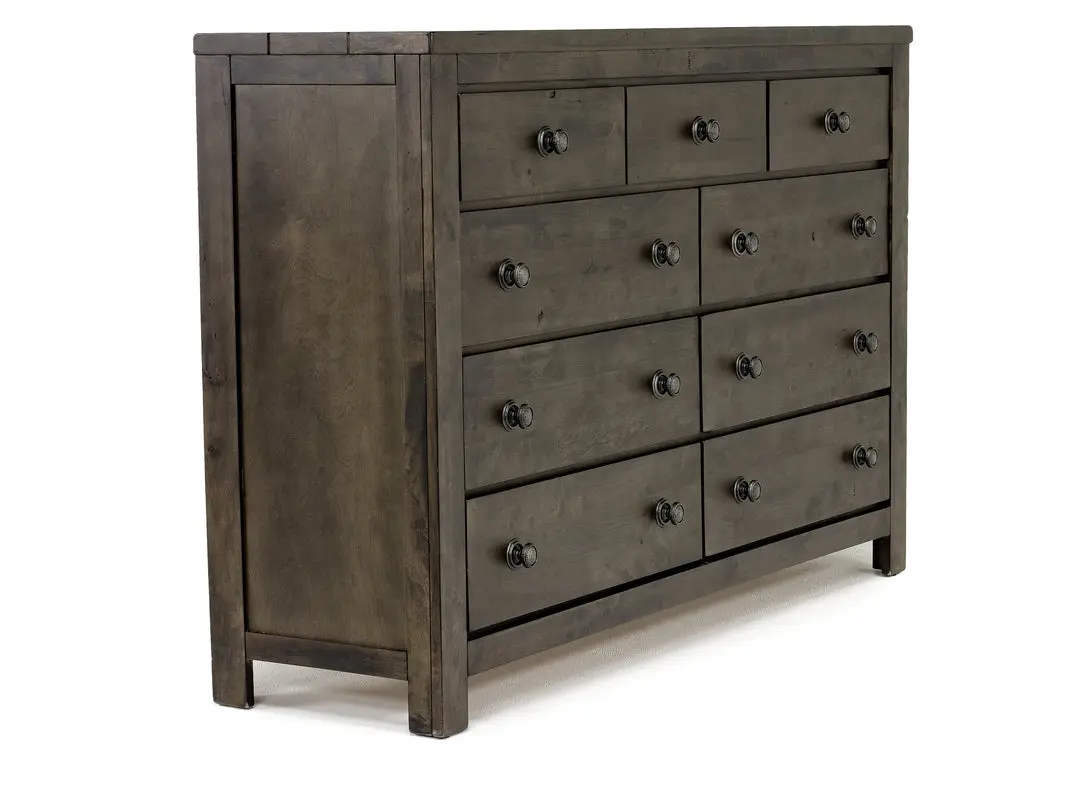 Blue Ridge Panel Bed & Dresser & Mirror & Nightstand - Image 14