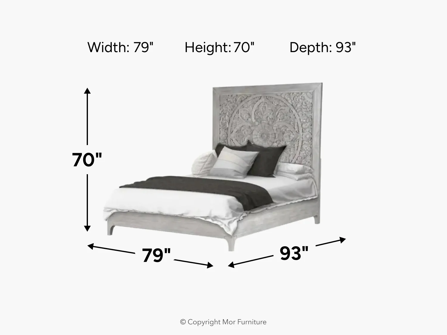 Boho Chic Platform Bed - Image 16