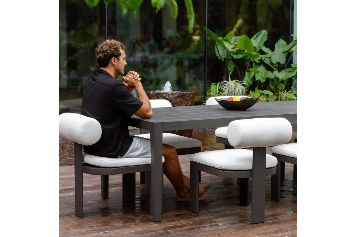 Bolster Outdoor Side Chair - Image 7