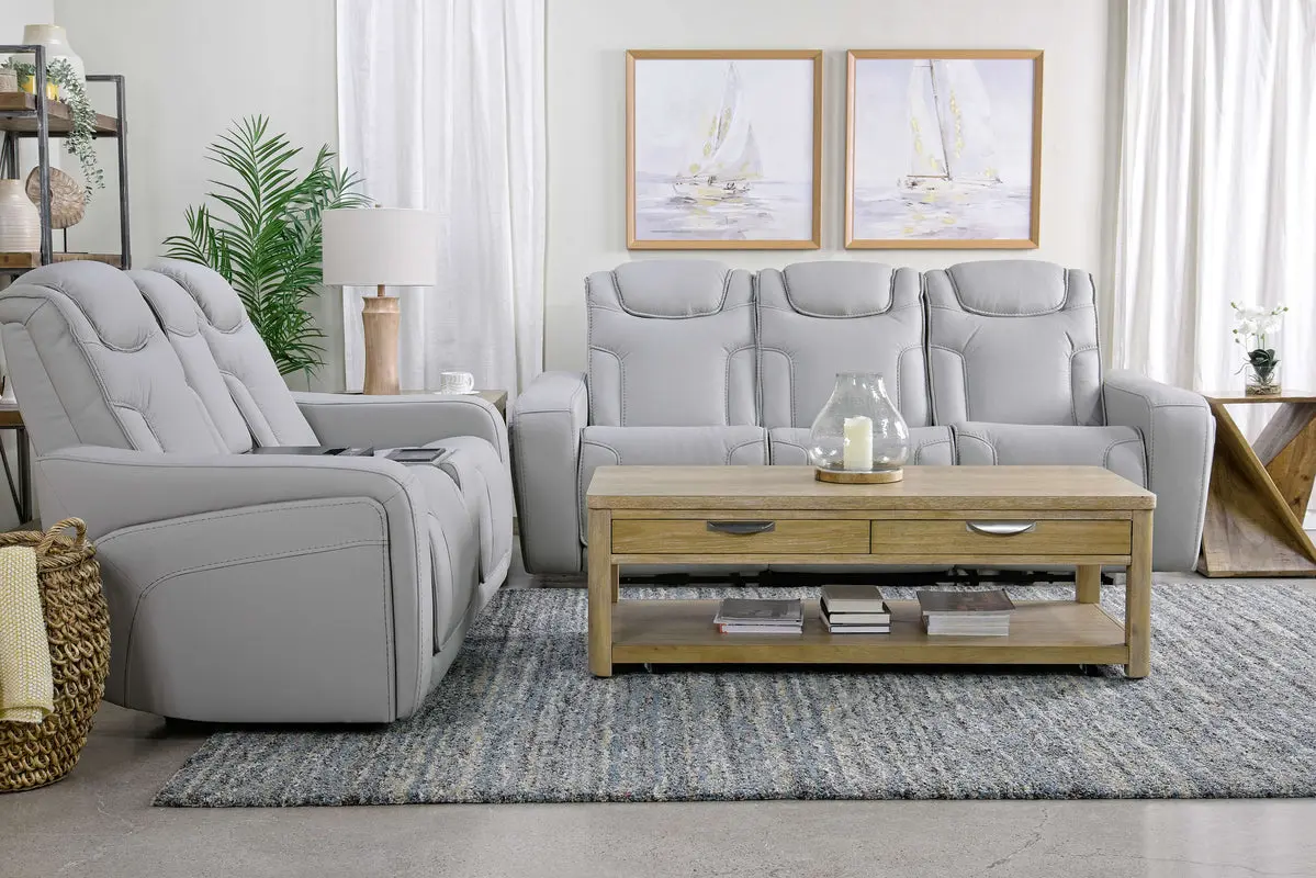 Bowden 2 Power Console Loveseat - Image 15