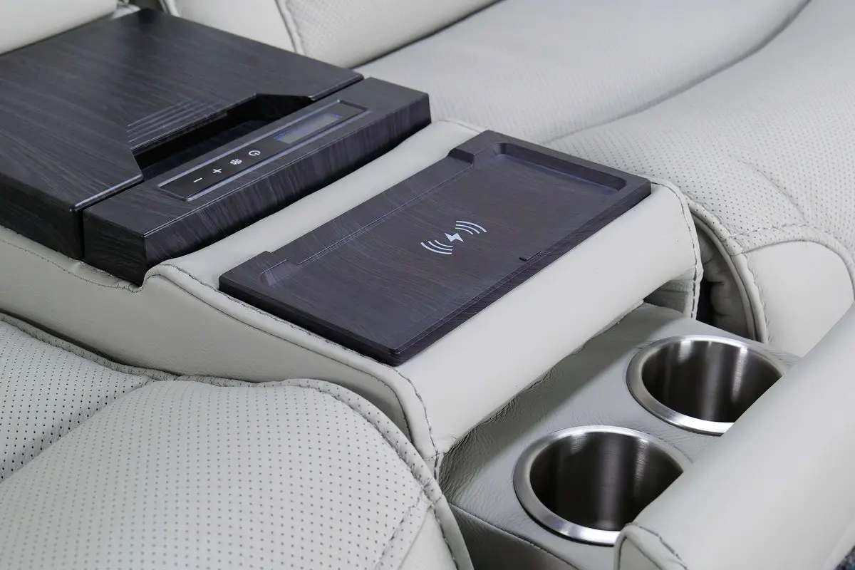 Bowden 2 Power Console Loveseat - Image 8