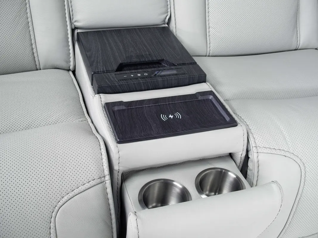 Bowden 2 Power Console Loveseat - Image 9